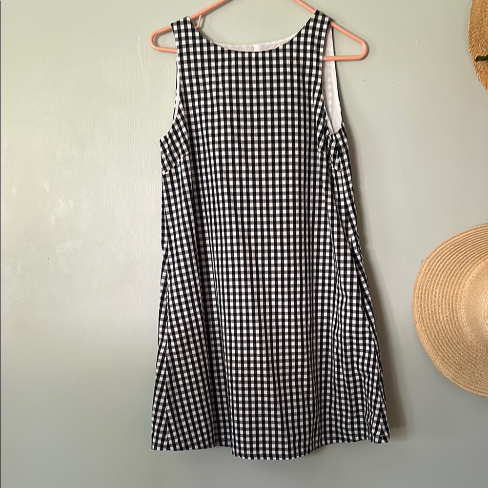Vineyard Vines Black and White Gingham Dress